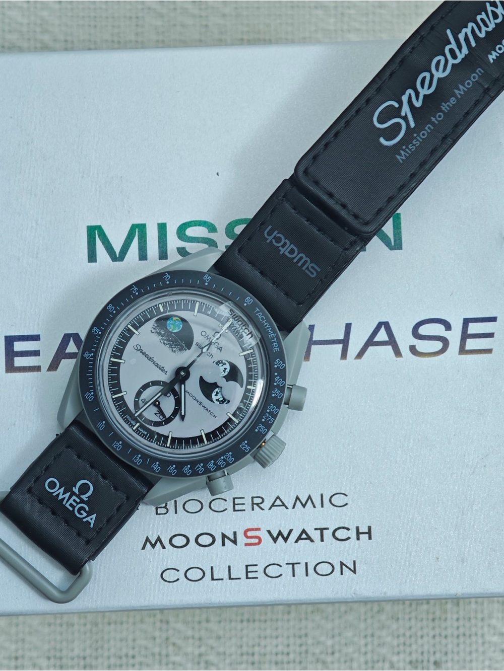 Swatch x Omega Moonswatch Mission To Earthphase Watch